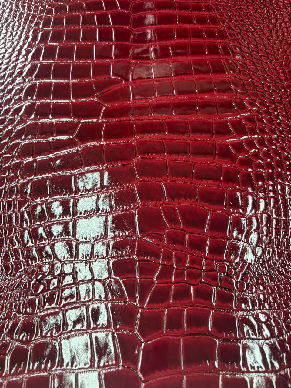 Натуральная галантерейная кожа с тиснением плитой "Кроко" артикул «Африка» 3